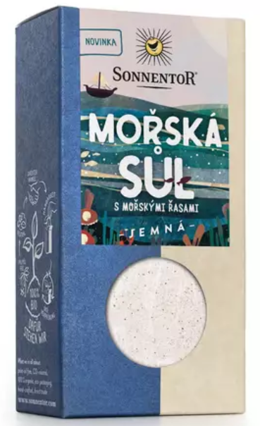 BIO mořská sůl s mořskými řasami 150 g Sonnentor 